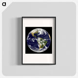アートポスター-Earth from GOES 12 Satellite
 - 地球 Poster.