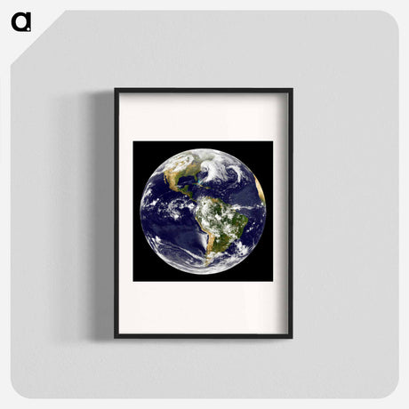 アートポスター-Earth from GOES 12 Satellite
 - 地球 Poster.