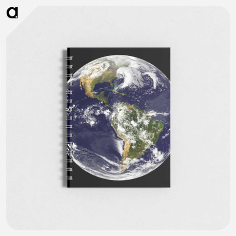 アートメモ帳-Earth from GOES 12 Satellite
 - 地球 Memo.