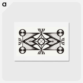 アートポストカード-Diamond Ornament
 - サミュエル ジェスルン Postcard.