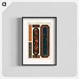 アートポスター-Grammar of Ornament Pattern Illustration
 - 装飾の文法 Poster.