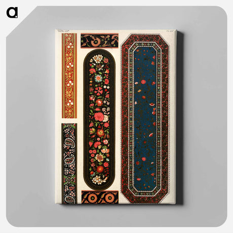 アートパネル-Grammar of Ornament Pattern Illustration
 - 装飾の文法 Canvas.