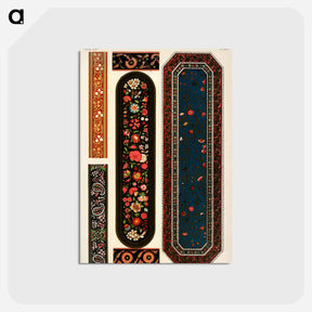 アートポストカード-Grammar of Ornament Pattern Illustration
 - 装飾の文法 Postcard.