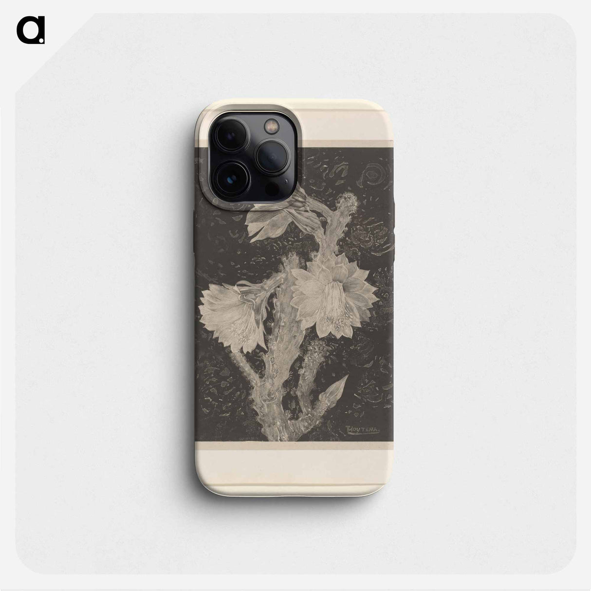 Bloeiende cactus - Theo van Hoytema Phone Case.