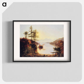 アートポスター-View on Lake Winnipiseogee - トーマス コール Poster.