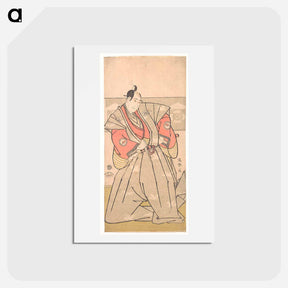 アートポストカード-Kabuki Actor Sawamura Sōjūrō III as Soga Jūrō Sukenari - 東洲斎 写楽 Postcard.