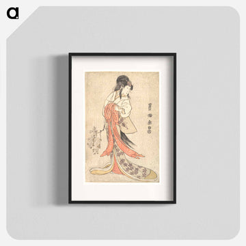 Kabuki Actor Segawa Kikunojō III in a Mad Female Role
 - 歌川 豊国 Poster.