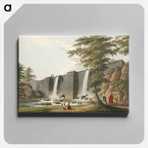 アートパネル-Piccolo Bent from Views in the Ottoman Dominions, in Europe, in Asia, and some of the Mediterranean islands - オスマン帝国領内の景色 Canvas.