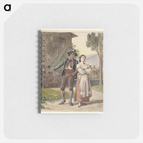 アートメモ帳-Dancing in front of a house - ヴィルヘルム マーストランド Memo.
