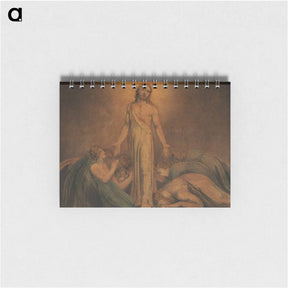 アートメモ帳-Christ Appearing to the Apostles after the Resurrection - ウィリアム ブレイク Memo.