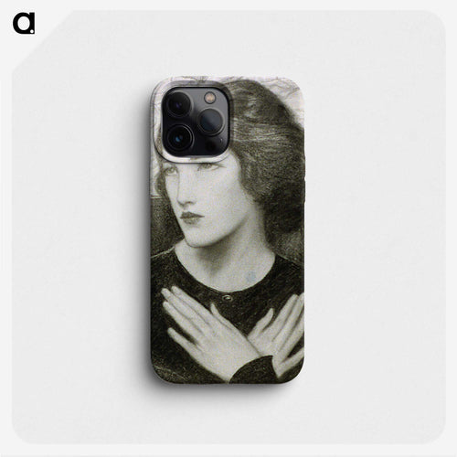 少女の肩と頭 - ウワディスワフ テオドール ベンダ Phone Case.