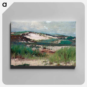 アートパネル-Nantucket Sand Dune - アボット ハンダーソン セイヤー Canvas.