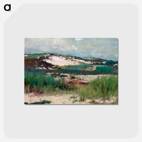 アートポストカード-Nantucket Sand Dune - アボット ハンダーソン セイヤー Postcard.