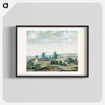 View of Midnight and Animal Landscape - Aalto Schumann Poster.