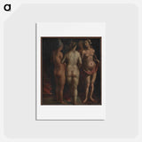 アートポストカード-Venus and the Three Graces - アルブレヒト デューラー Postcard.