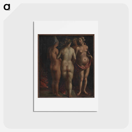 アートポストカード-Venus and the Three Graces - アルブレヒト デューラー Postcard.