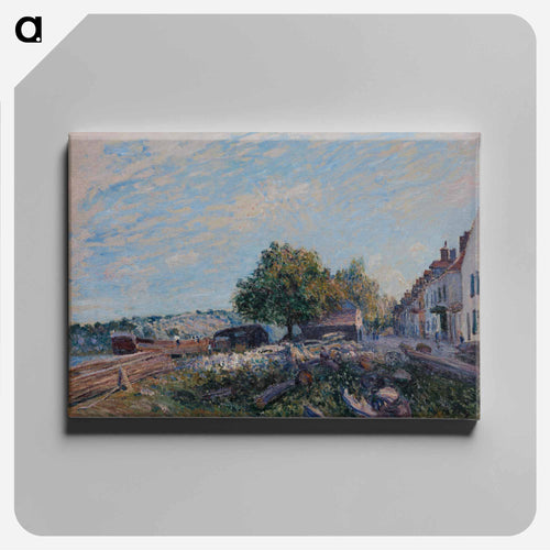 Saint Mammes-Morning - アルフレッド シスレー Canvas.