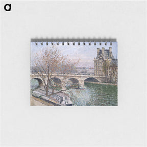 アートメモ帳-The Pont Royal and the Pavillon de Flore - カミーユ ピサロ Memo.