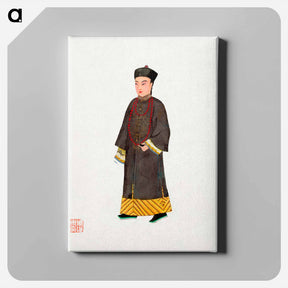 アートパネル-Emperor's Court Costume
 - 中国の衣装 Canvas.