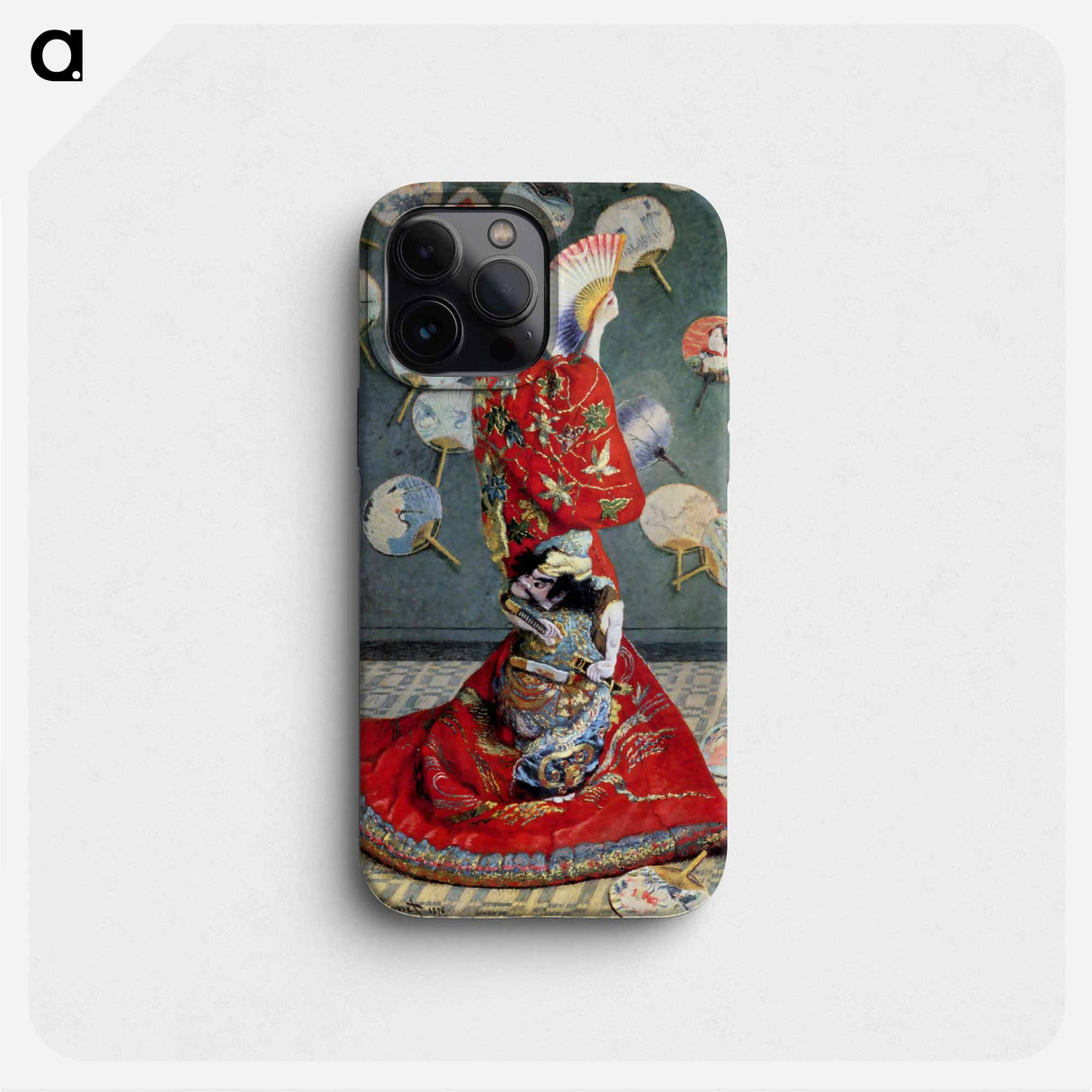 Camille Monet In Japanese Costume - クロード モネ Phone Case.