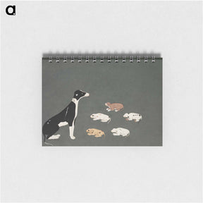 アートメモ帳-Dog with Pups
 - クリーブランド美術館 Memo.