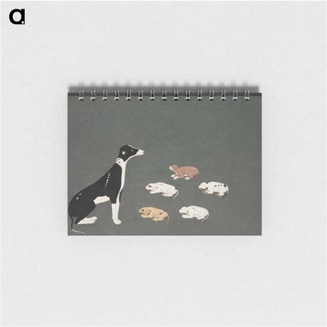 アートメモ帳-Dog with Pups
 - クリーブランド美術館 Memo.