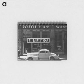 アートメモ帳-I am an American - ドロテア ラング Memo.