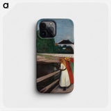 The Girls on the Bridge - Edvard Munch Phone Case.