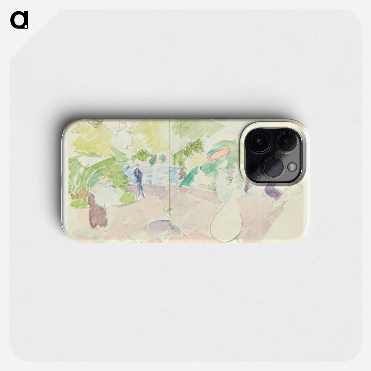 Color study for the Langelinie picture - エドヴァルド ウェイ Phone Case.