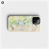 Color study for the Langelinie picture - エドヴァルド ウェイ Phone Case.