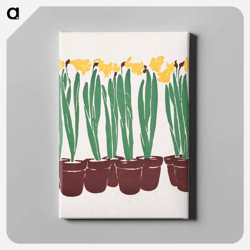 Vintage Flower Illustration - エドワード ペンフィールド Canvas.