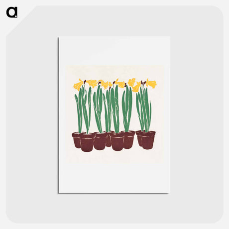 アートポストカード-Vintage Flower Illustration - エドワード ペンフィールド Postcard.