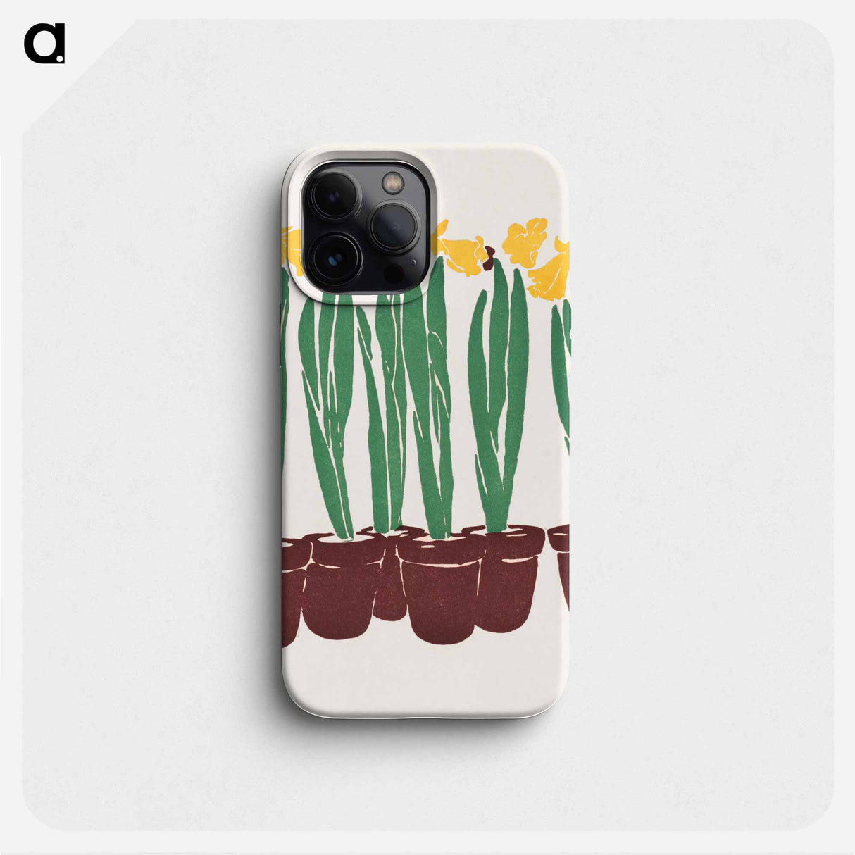 Vintage Flower Illustration - Edward Penfield Phone Case.