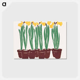 アートポストカード-Vintage Flower Illustration - エドワード ペンフィールド Postcard.