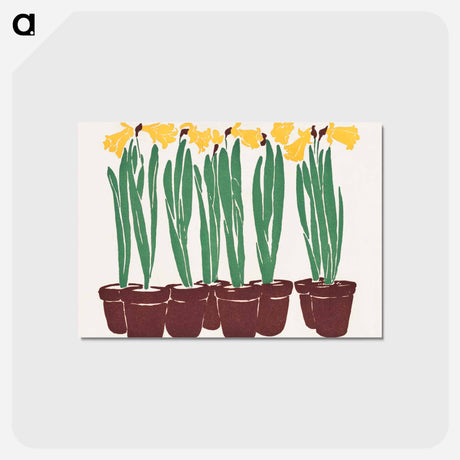 アートポストカード-Vintage Flower Illustration - エドワード ペンフィールド Postcard.