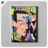アートパネル-Self-Portrait - エルンスト ルートヴィヒ キルヒナー Canvas.