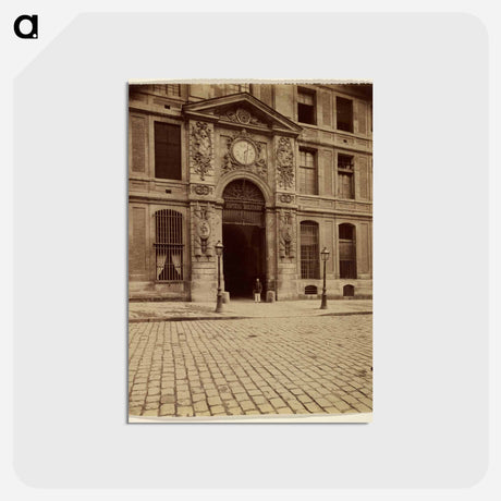 アートポストカード-Porte rue de l'Orangerie
 - ウジェーヌ アジェ Postcard.