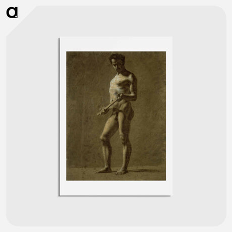 アートポストカード-イエロー - ウジェーヌ ドラクロワ Postcard.