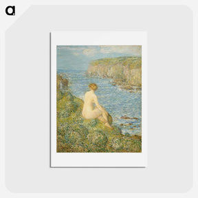 アートポストカード-Nymph And Sea - フレデリック チャイルド ハッサム Postcard.