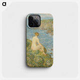 Nymph and Sea - Frederick Childe Hassam Phone Case.