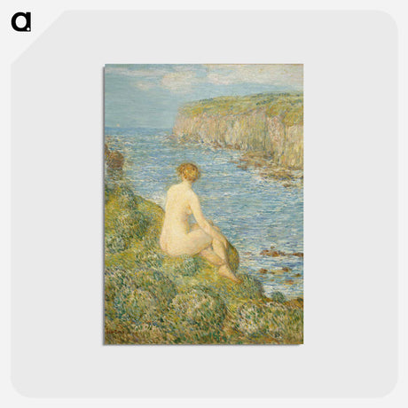アートポストカード-Nymph And Sea - フレデリック チャイルド ハッサム Postcard.