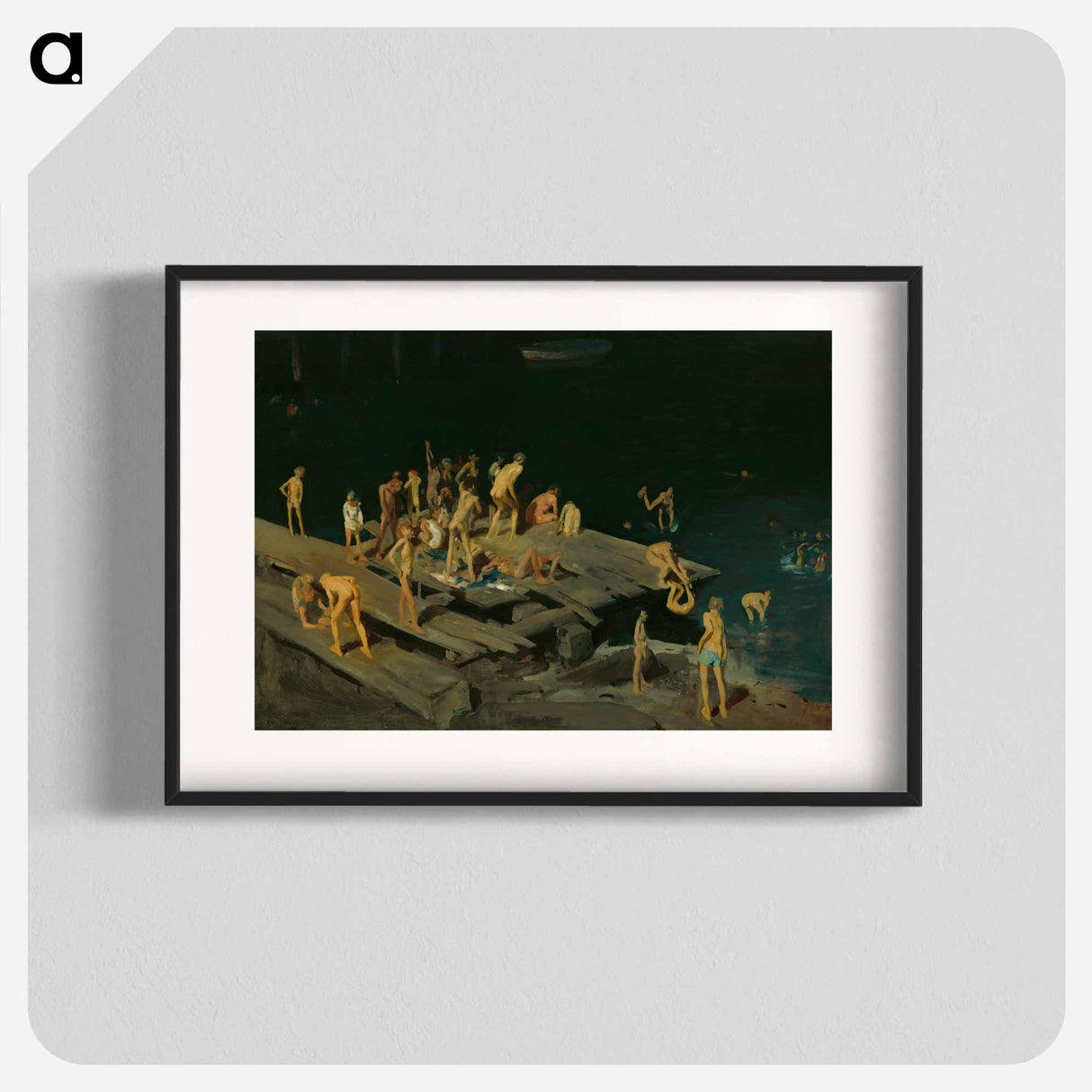 Forty-two Kids - George Bellows Poster.