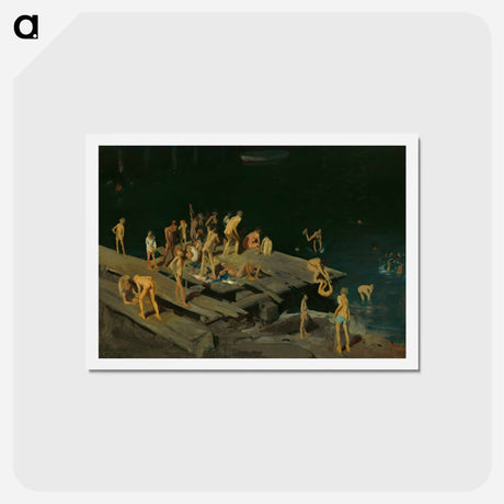 アートポストカード-Forty-two Kids - ジョージ ベローズ Postcard.