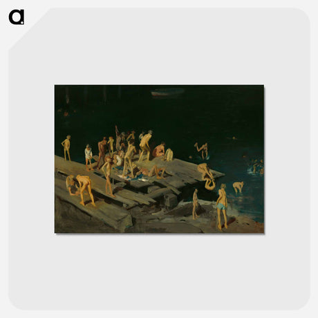 アートポストカード-Forty-two Kids - ジョージ ベローズ Postcard.