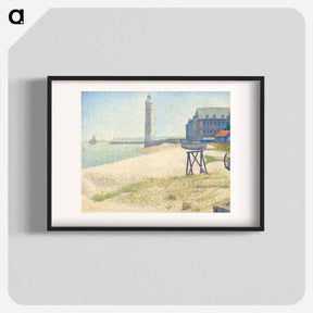アートポスター-The Lighthouse at Honfleur - ジョルジュ スーラ Poster.