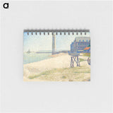 The Lighthouse at Honfleur - ジョルジュ スーラ Memo.