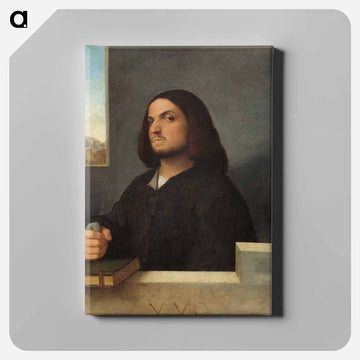 Portrait of a Venetian Gentleman
 - ジョルジョーネ Canvas.