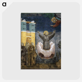 アートポストカード-Ecstasy of St. Francis - ジョット ディ ボンドーネ Postcard.