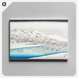 アートパネル-Snow on Mount Ibuki
 - 橋口 五葉 Canvas.