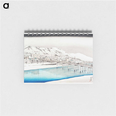 アートメモ帳-Snow on Mount Ibuki
 - 橋口 五葉 Memo.